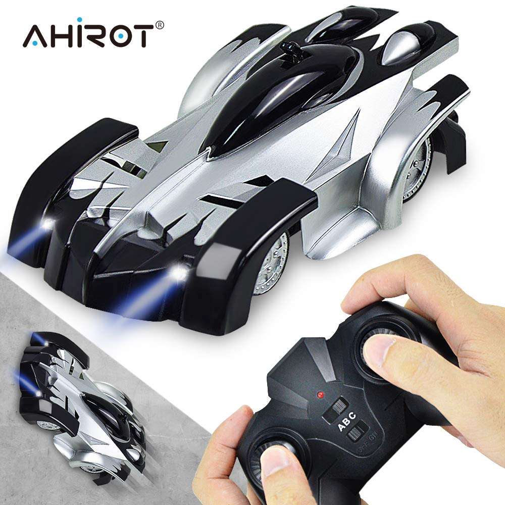 Remote Control Wall Climbing Car 360 Degree Rotating Stunt Toys Anti Gravity RC Car LED Lights Racin