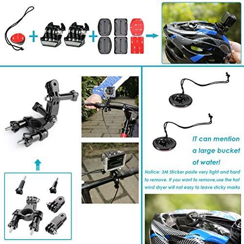 NEEWER 50-in-1 action camera accessory kit GoPro/Hero/SJ Cam (LOCAL STOCK)