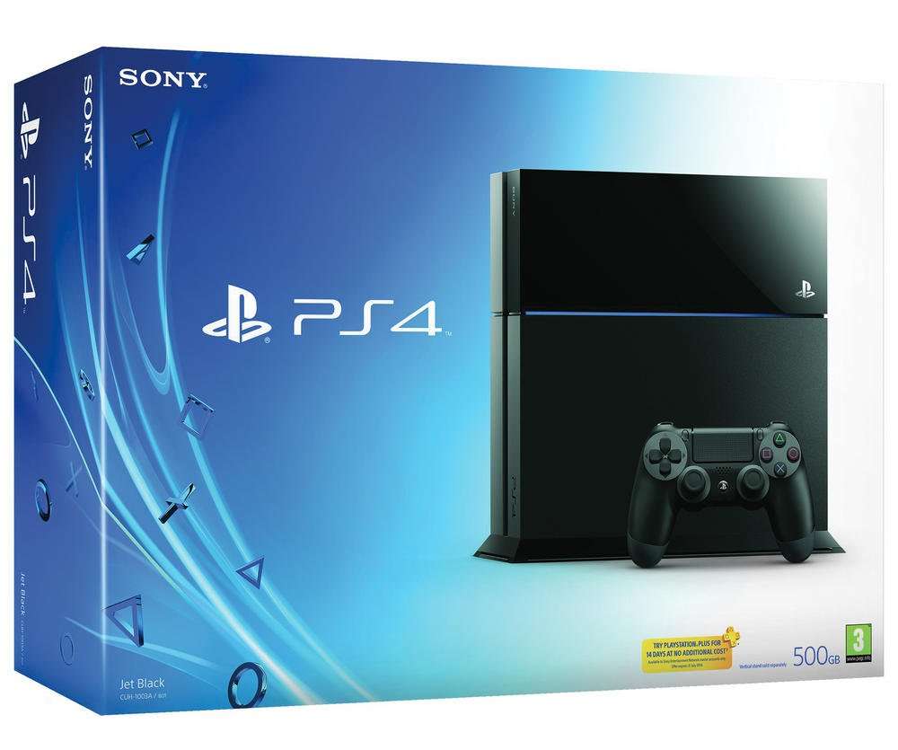 PS4 JET BLACK 500GB CONSOLE MODEL CUH-1004A WITH CONTROLLER BUNDLE / AS NEW (BOXED) / BID TO WIN