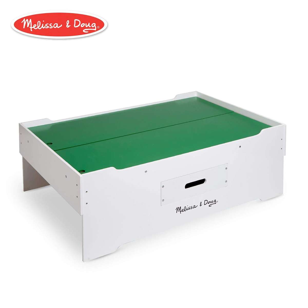 Melissa & Doug Deluxe Wooden Multi-Activity Play Table With Wooden Train Set