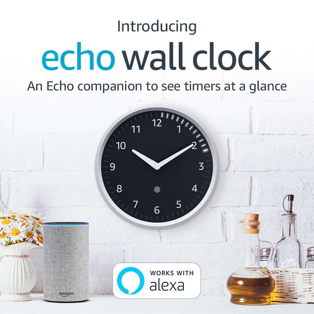 Amazon Echo Wall Clock - Local stock, free delivery