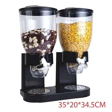 CEREAL DISPENSER TWO BOTTLES