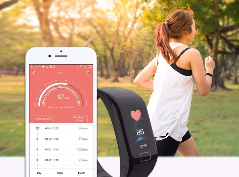 Wearfit Fitness Smart Bracelet with Heart Rate
