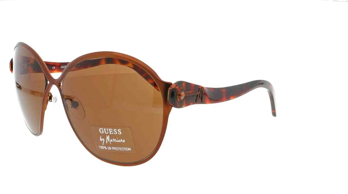 Brand new GUESS Marciano Round Rim Bronze Sunglasses 100% GENUINE, HOT!!!