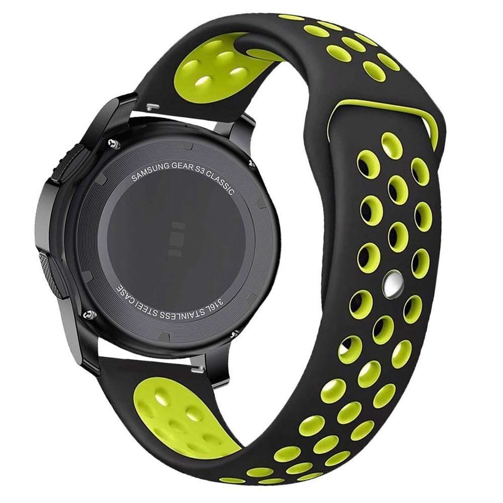 Samsung Gear S3 Frontier/Classic Bands 22mm Silicone Breathable Replacement Strap for Gear S3