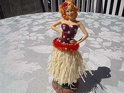 Hawaiian 40's Retro Vintage-Styled Hula Pin Up Girl Car Dashboard Doll Style May Vary...