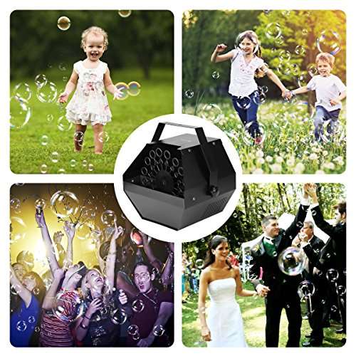 Portable Bubble Machine, VICOODA Automatic Bubble Machine for Kids, Professional Bubble Maker Bubbl