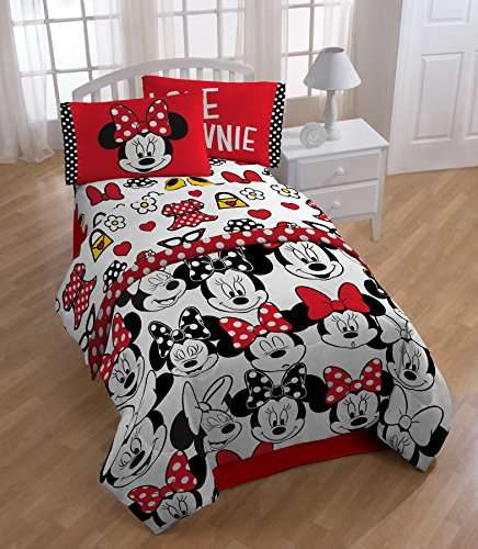 Disney Minnie Mouse Who 3 Piece, Who Twin Sheet Set, 3