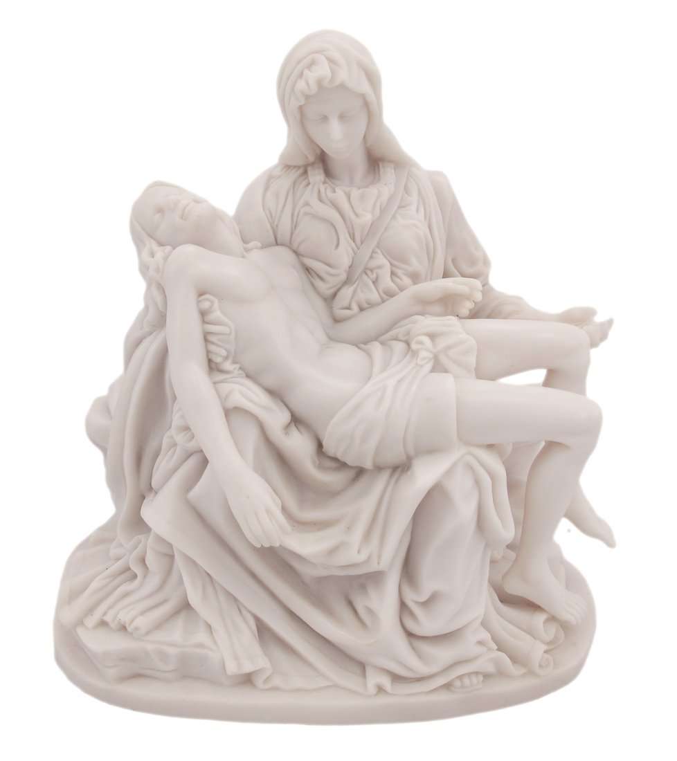 7 Inch Michelangelo's La Pieta Saint Religious Resin Statue Figurine