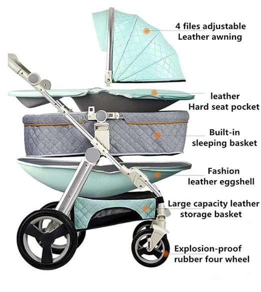 Egg Shell Infant Baby Stroller Travel System