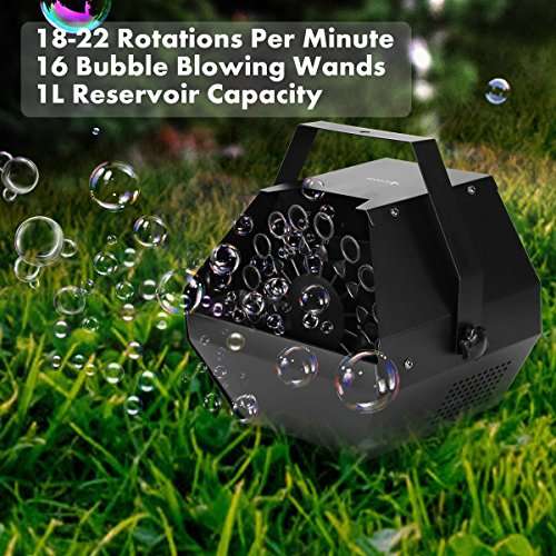 Portable Bubble Machine, VICOODA Automatic Bubble Machine for Kids, Professional Bubble Maker Bubbl