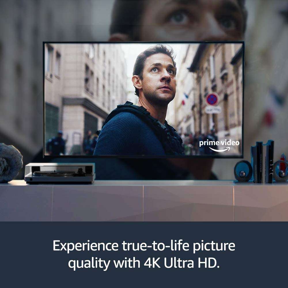 Fire TV Stick 4K Ultra-HD with Alexa Voice Remote, streaming media player