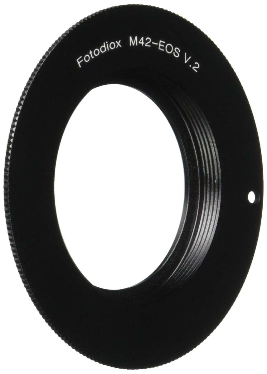 Fotodiox Lens Mount Adapter - M42 Type 2 (42mm x1 Screw Mount) Lens to Canon ...