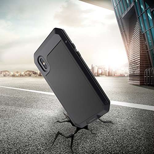iPhone X Case, iPhone 10 Case, CarterLily Full Body Shockproof Dustproof Waterproof Aluminum Alloy