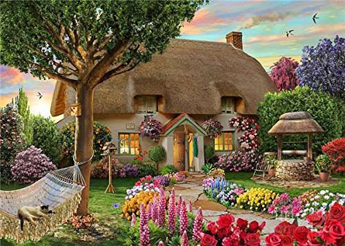 Diamond painting Dream Cottage Diy Diamond Drawing crafts Needlework drill diamond Mosaic pasted Di