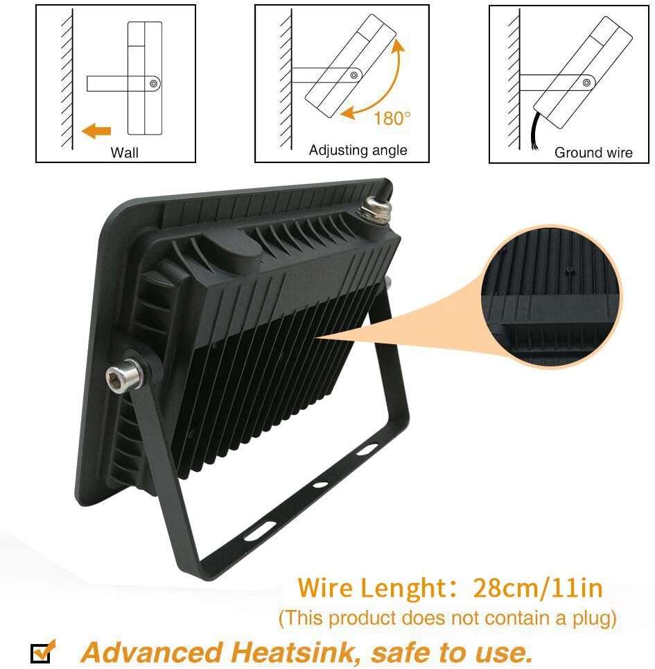 10 W Black LED Floodlight