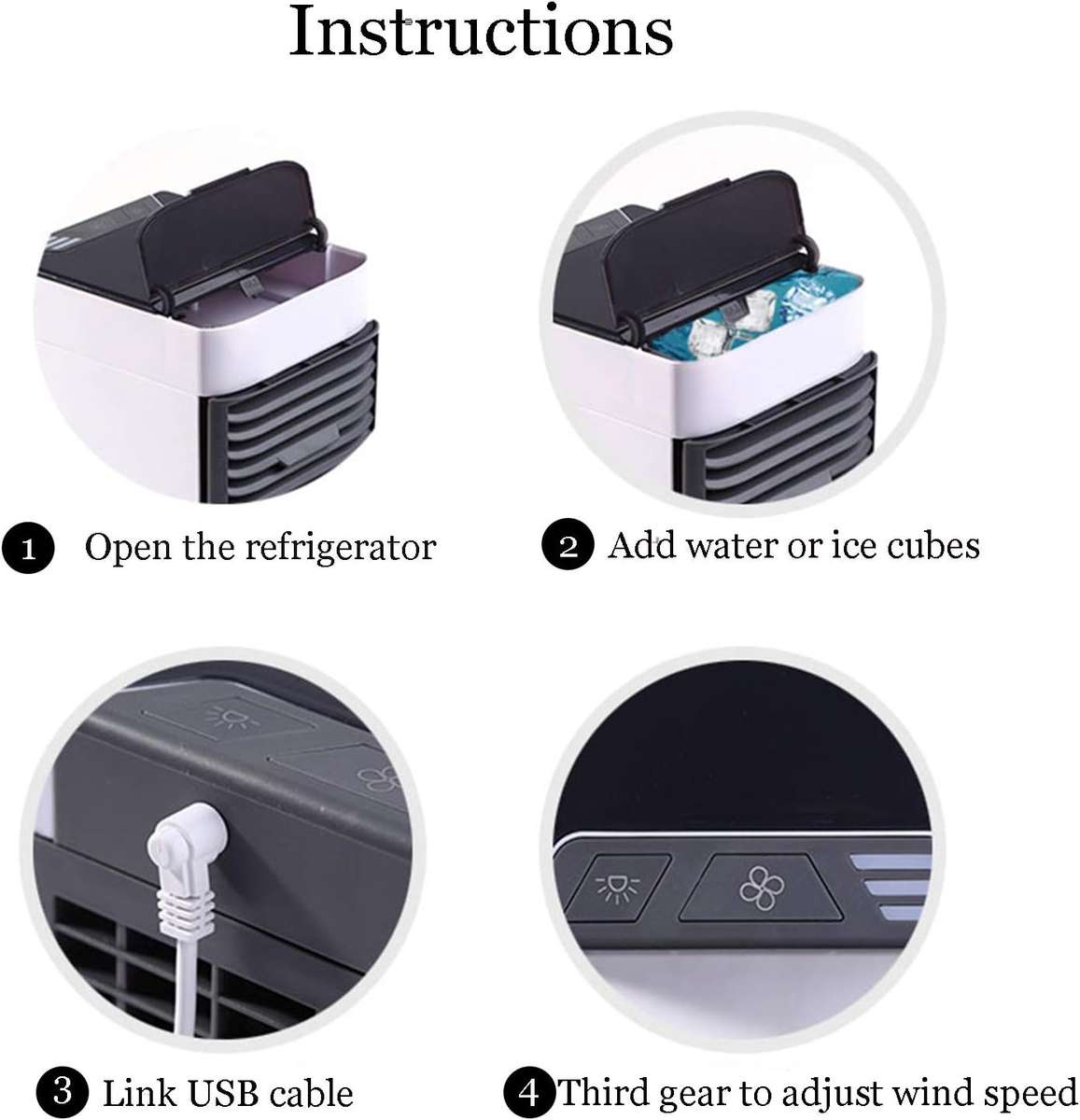 Portable Air Conditioner Personal Evaporative Air Cooler