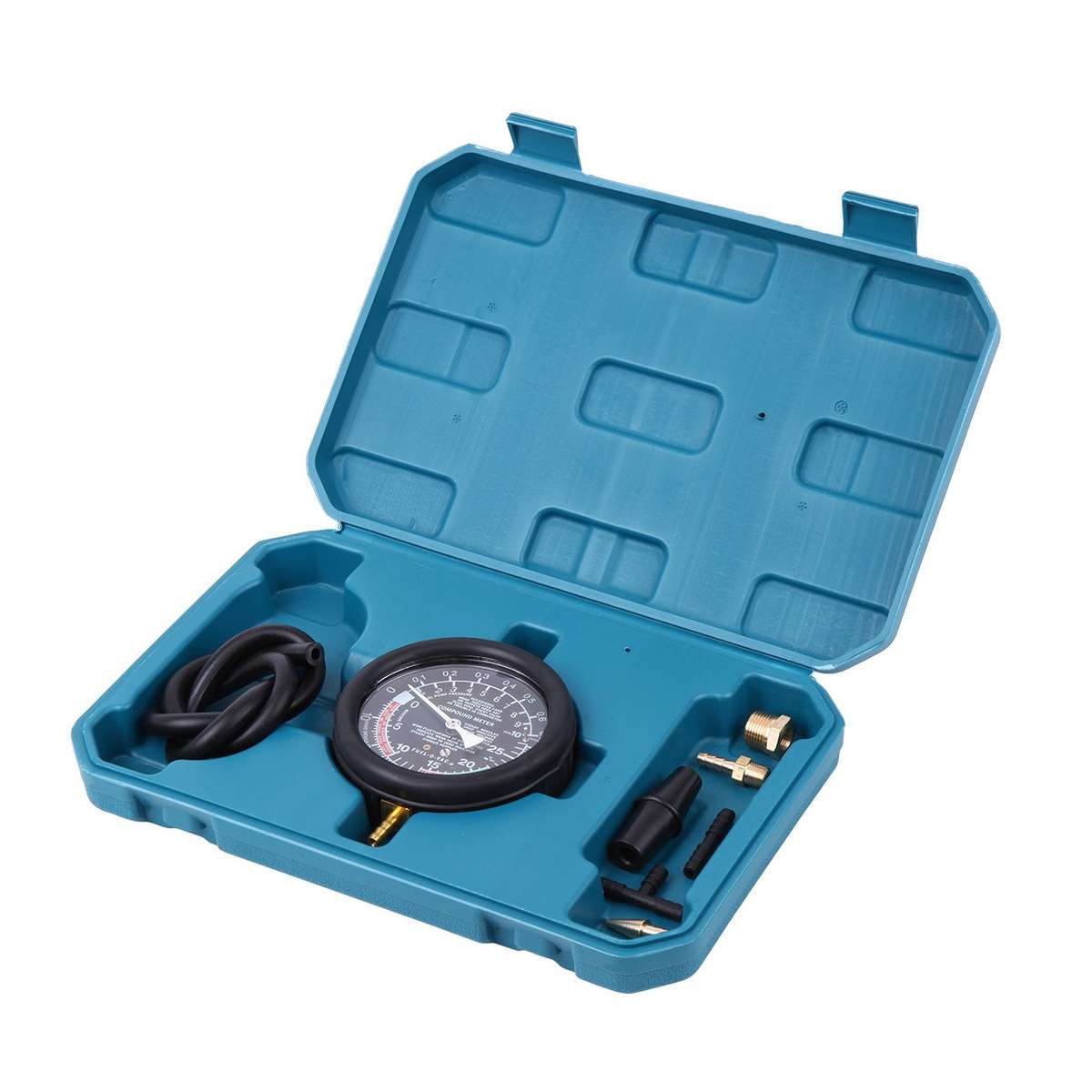 Car Fuel Pump & Valve Vacuum Tester Carburetor Pressure Diagnostic Test Gauge Tool Set