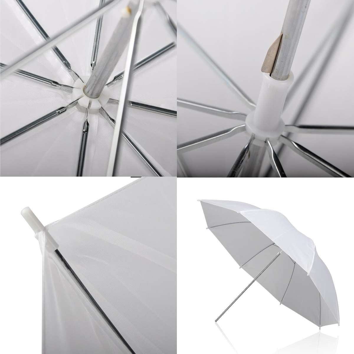 Photography Umbrella Lighting Kit, 1000W 5500K Photo Portrait Continuous Reflector Lights for Camera