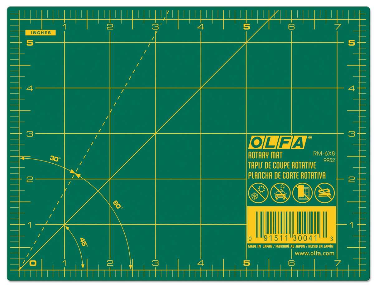 OLFA 9880 RM-CG 12-Inch x 18-Inch Self-Healing Double-Sided Rotary Mat