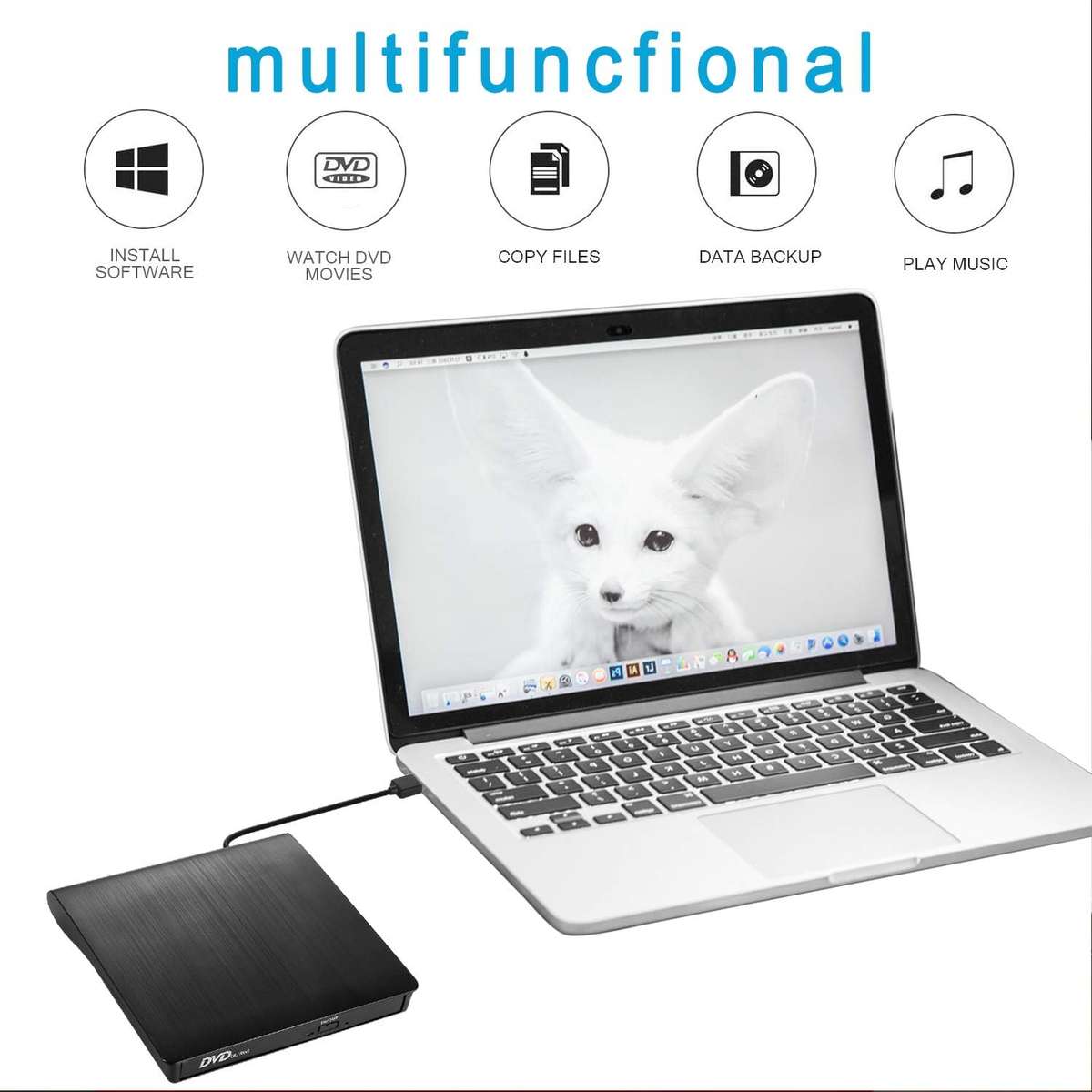 USB 3.0 Slim External Drive - DVD\RW