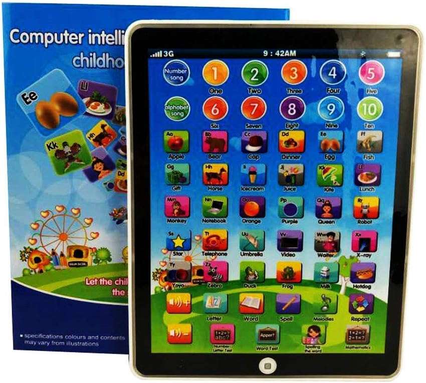 Computer Intelligent Early Childhood Learning Tablet