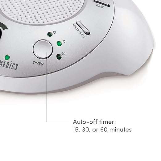 White Noise Sound Machine | Portable Sleep Therapy for Home, Office, Baby & Travel 6 Relaxing