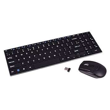 wireless keyboard and mouse combo 2.4Ghz ultra slim