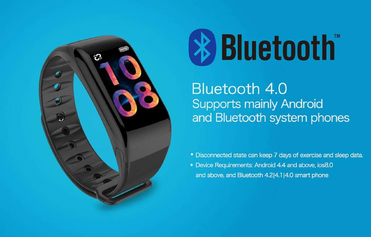 Wearfit Fitness Smart Bracelet with Heart Rate