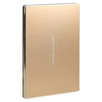 2TB LaCie Porsche Design USB-C External Hard Drive Gold