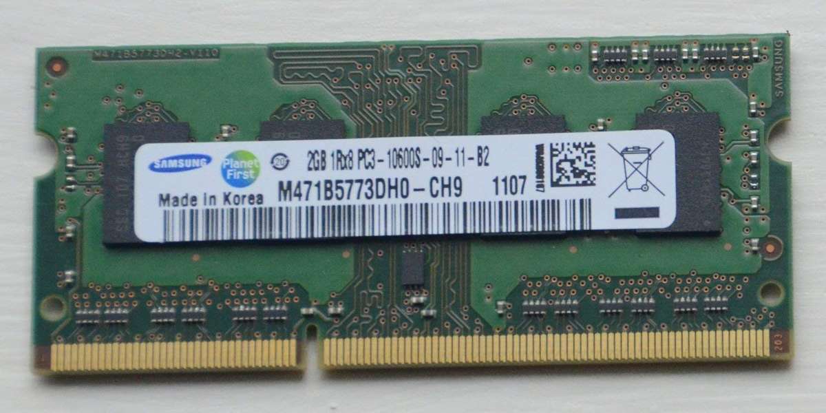 M471B5773DH0-CH9 SAMSUNG 2GB DDR3 1333MHZ PC3-10600 204-PIN CL9 Single Rank Non-ECC UNBUFFERED SODIM