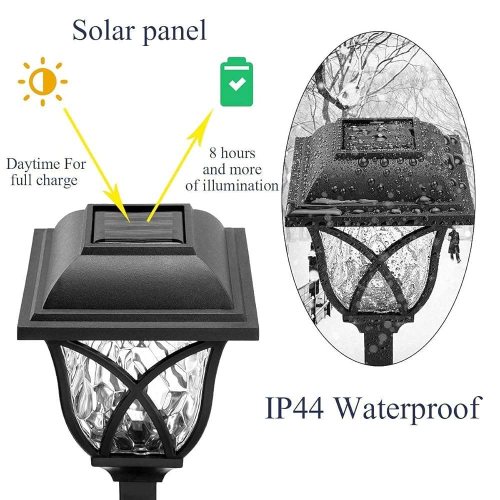 6 Pack Solar Garden lights