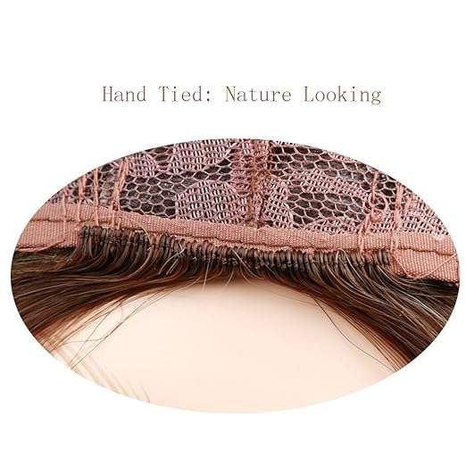 Wig Brown To Ash Blonde High Density Heat Resistant Synthetic Hair Weave Full Wigs For Women