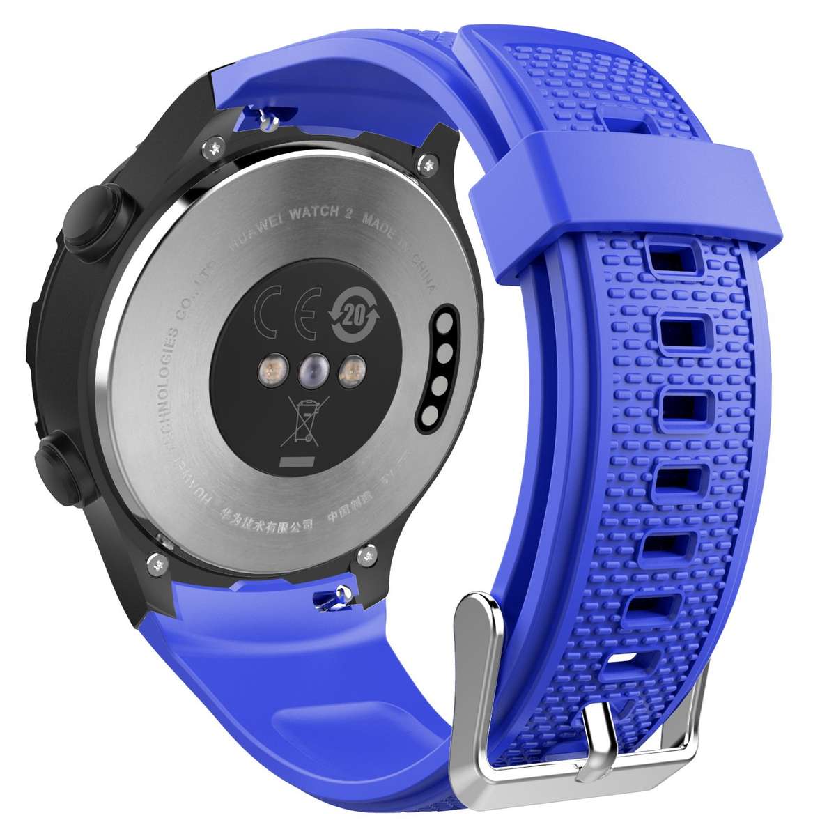 Huawei Watch 2 Band,Soft Silicone Replacement Watch Band Sport Bracelet Strap