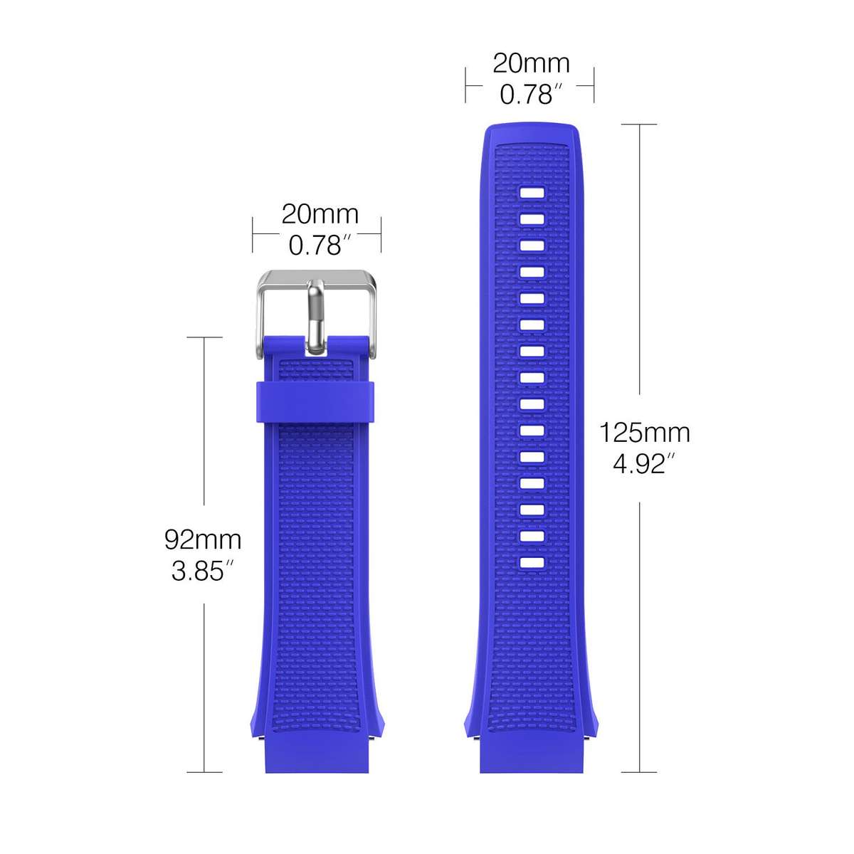 Huawei Watch 2 Band,Soft Silicone Replacement Watch Band Sport Bracelet Strap