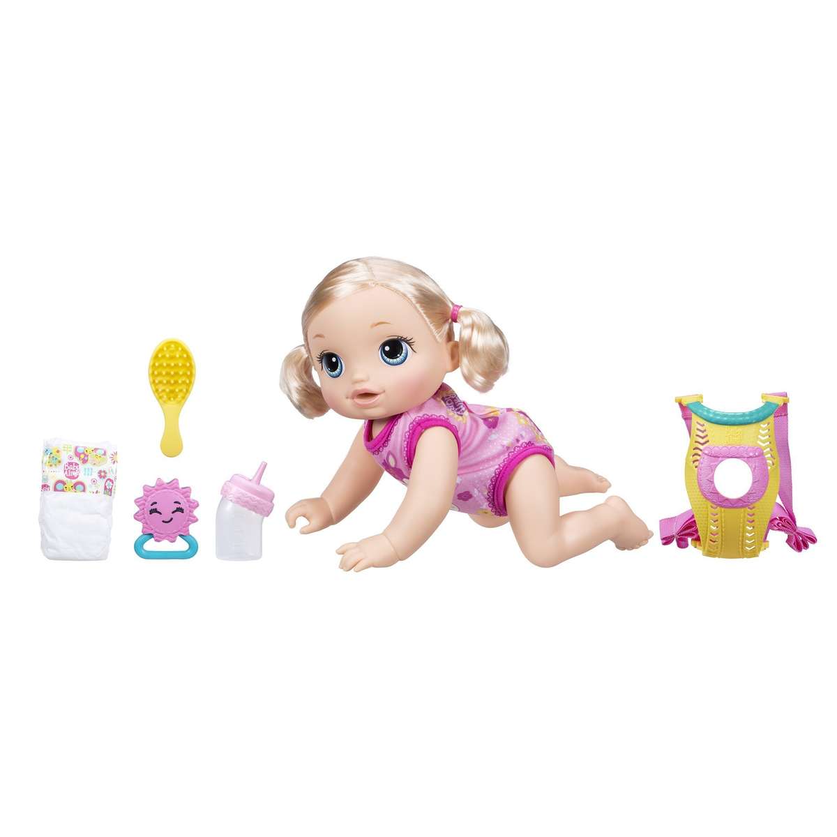 Baby Alive Baby Go Bye Bye (Blonde) Frustration-Free Packaging