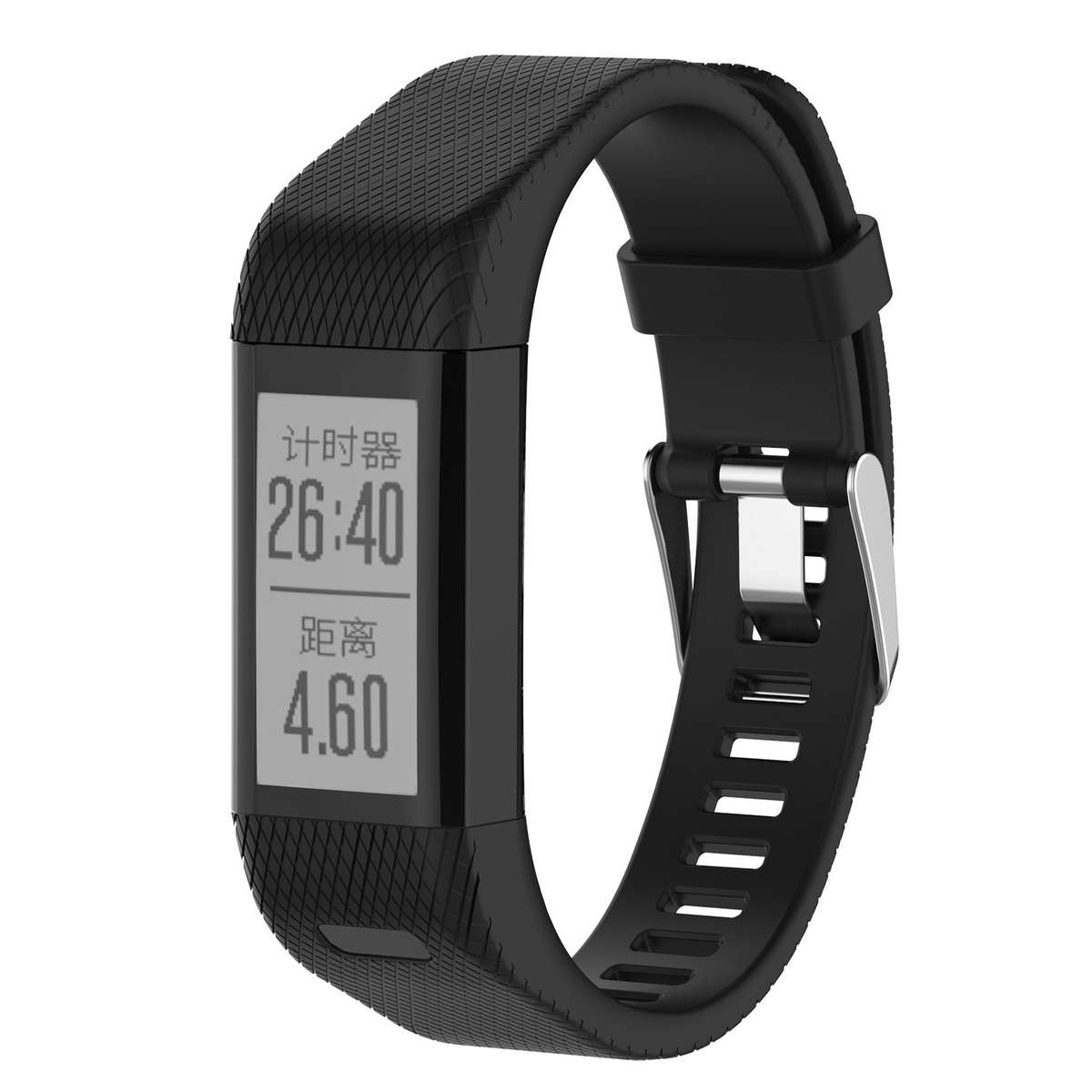 Band for Garmin Vivosmart HR+ Plus/Approach X10 With Screen Protector, Replacement Silicone Strap