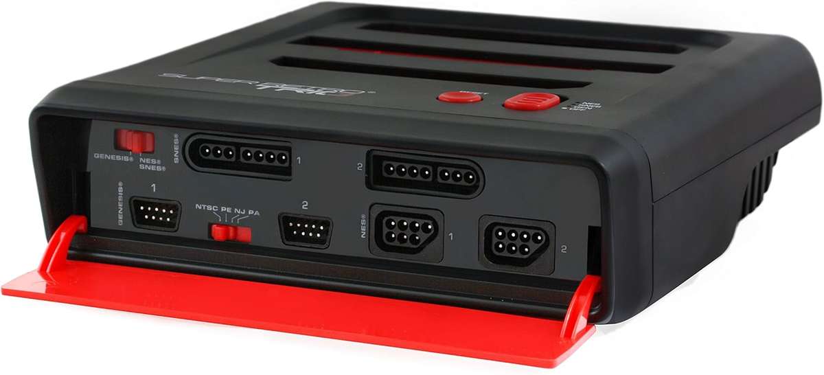 RETRO-BIT RED BLACK SUPER RETRO TRIO CONSOLE / BRAND NEW (SEALED) / BID TO WIN