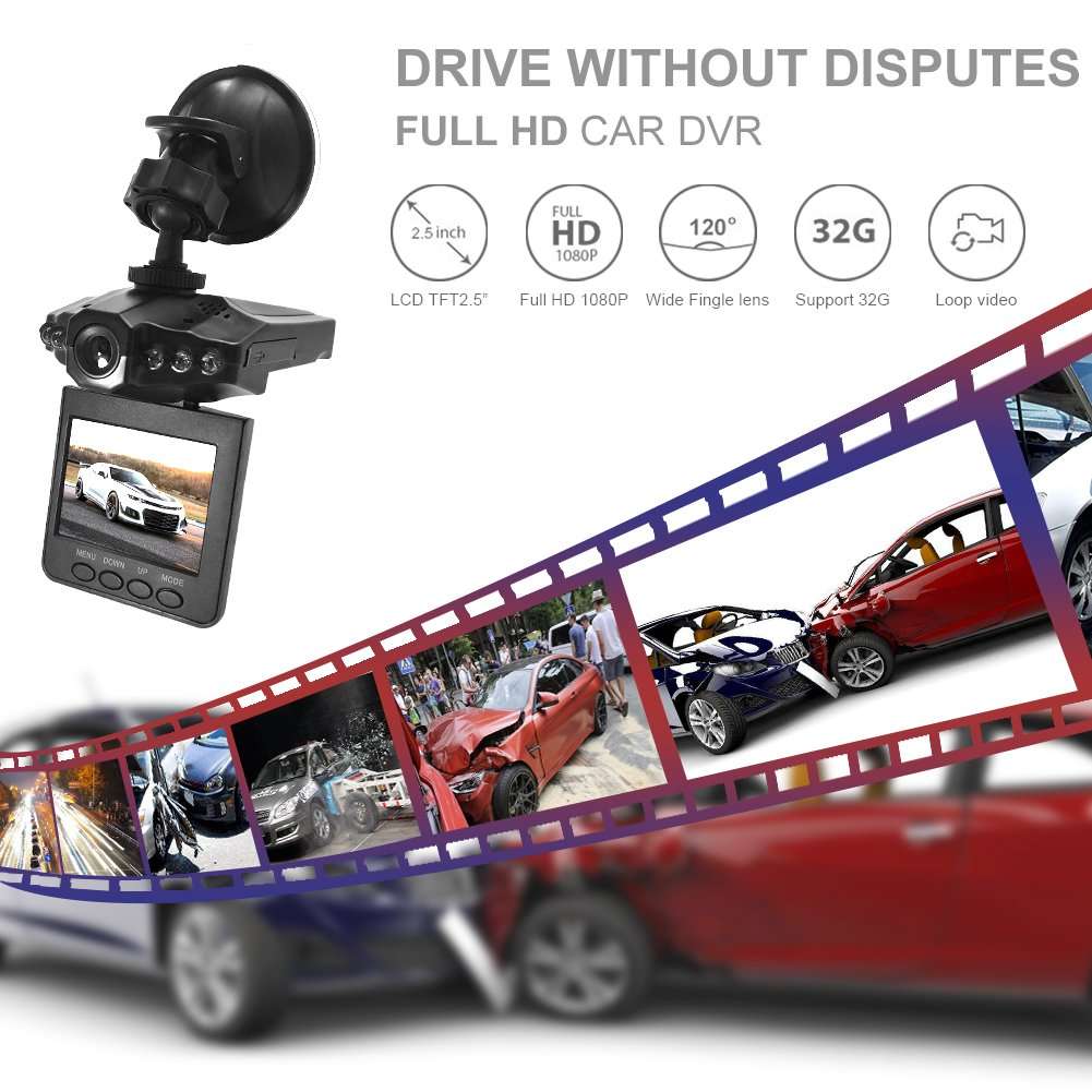 Car HD DVR Dash Camera Video Recorder