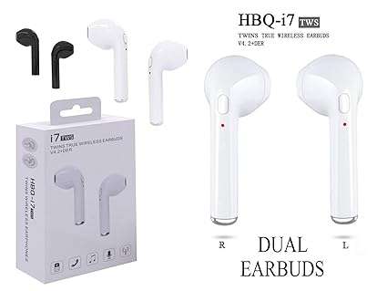 i7 TWS Mini Binaural Bluetooth Earphones Universal Wireless Earbuds - WHITE
