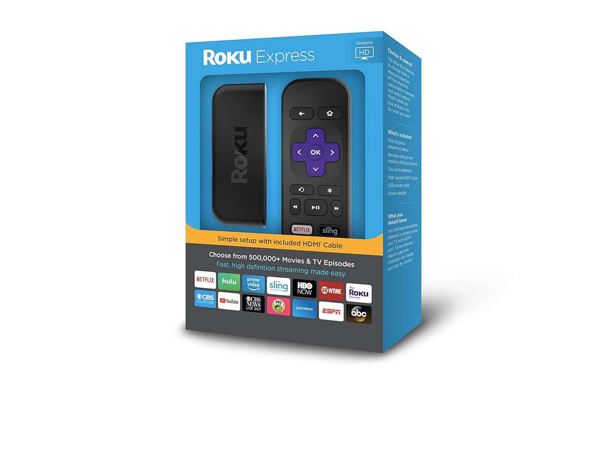 Roku Express | Easy High Definition (HD) Streaming Media Player