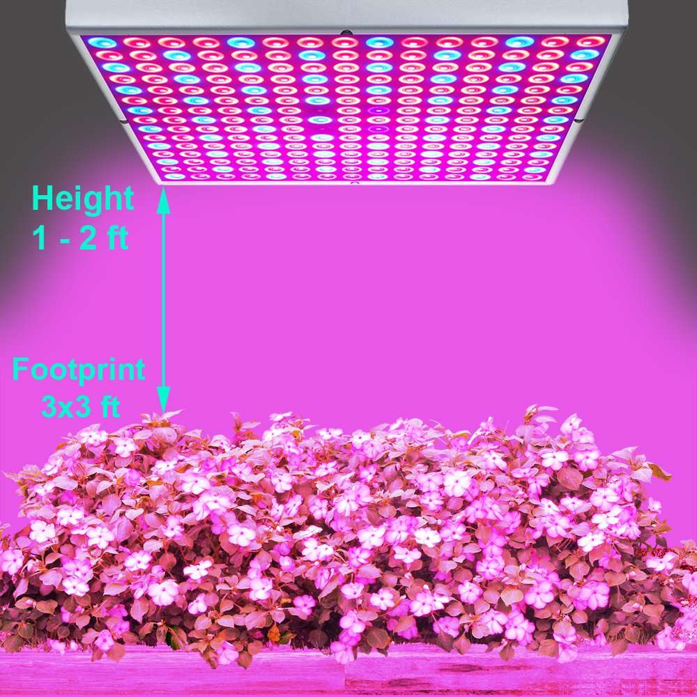 LED Grow Light 45W UV IR Growing Lamp for Indoor Plants Hydroponic Plant Grow Light