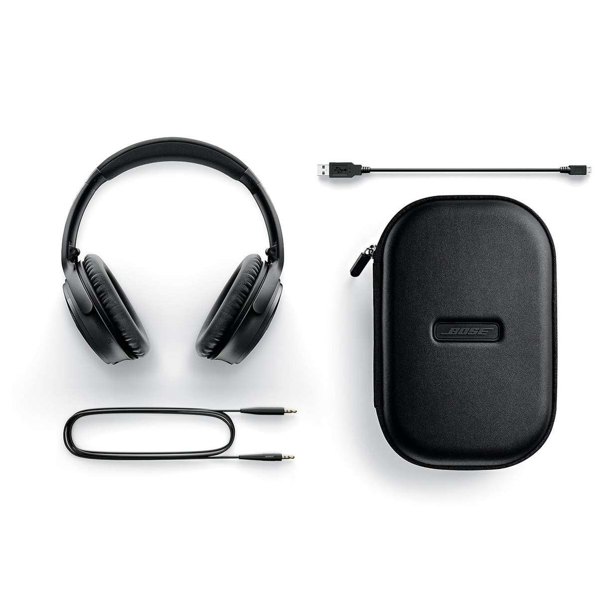 Bose QuietComfort 35 Wireless Headphones II, Noise-Cancelling, with Google assistant / Alexa - Black