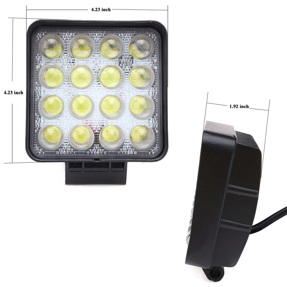 5D, 48W Square Led Work Light ,Fog Light ,Driving Light ,Spot Light for Cars, Trucks, SUVs, etc