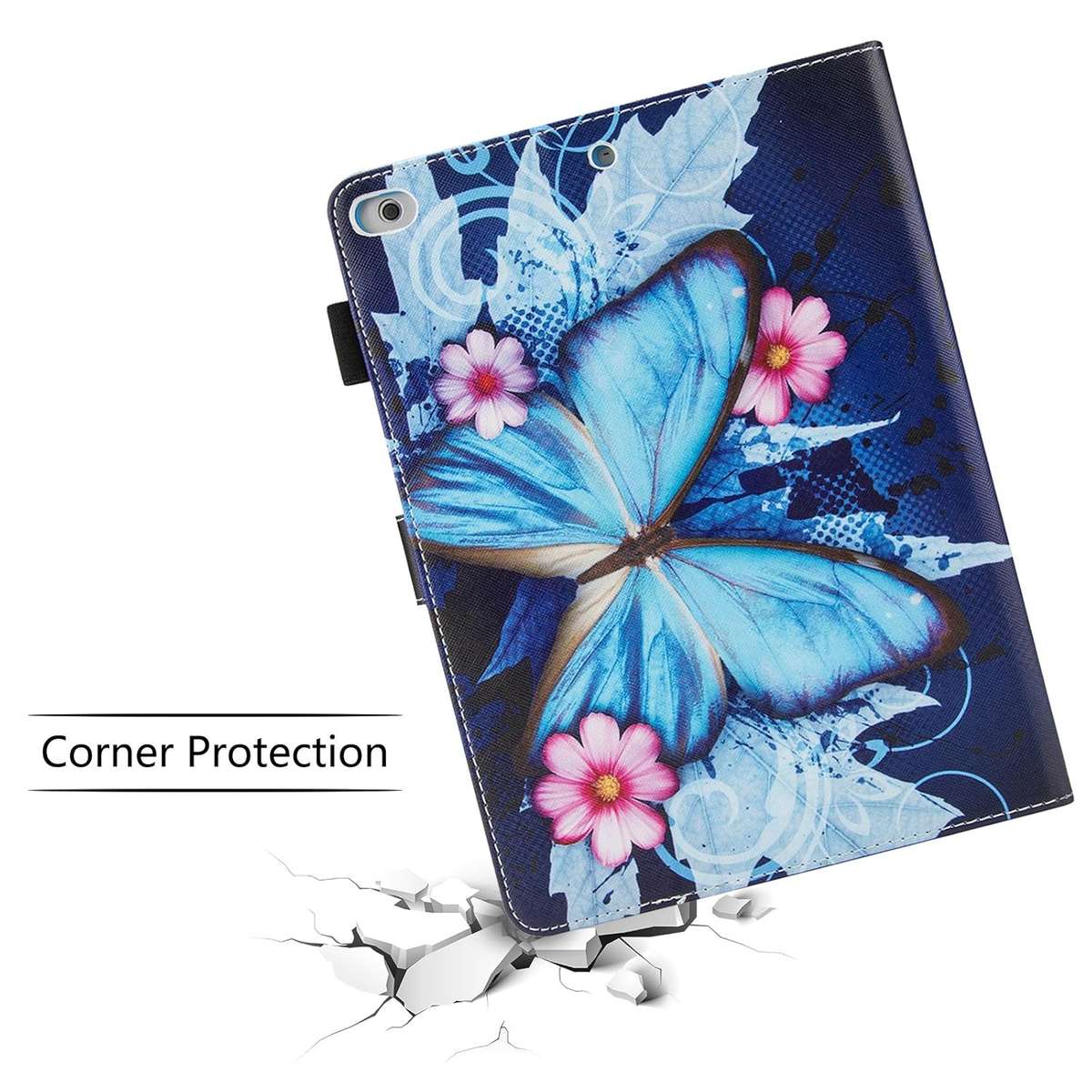 iPad 9.7 inch 2018 2017 Case/iPad Air Case/iPad Air 2 Case PU Leather Folio for Apple iPad 6th/5th G