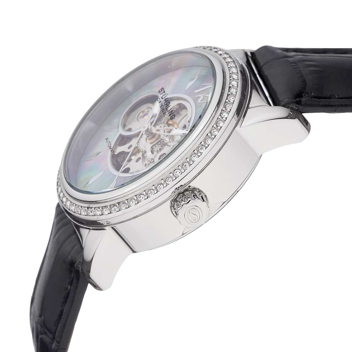 STUHRLING ORIGINAL® Women's DELPHI ALPHA Automatic 20 Jewel Watch BRAND NEW in box w/ paperwork