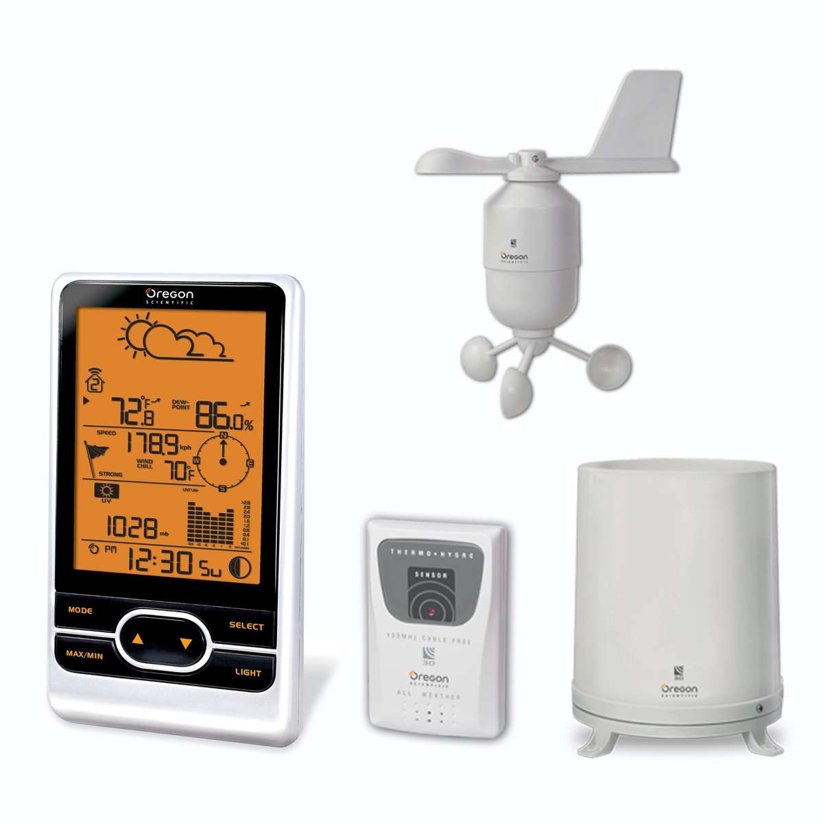 Oregon Scientific WMR86 Backyard Pro Complete Home Weather Station