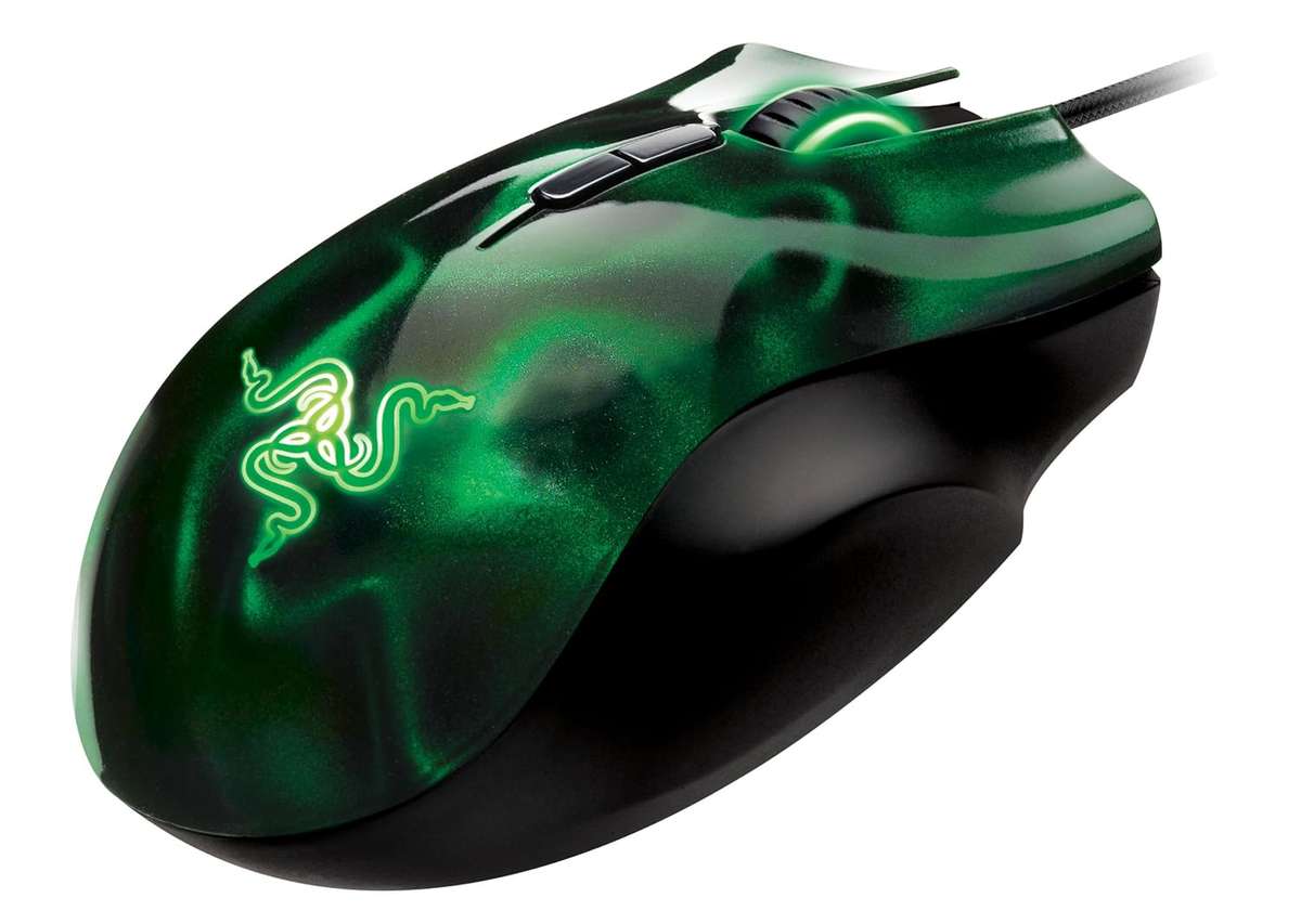 Razer Naga Hex MOBA PC Gaming Mouse - Green