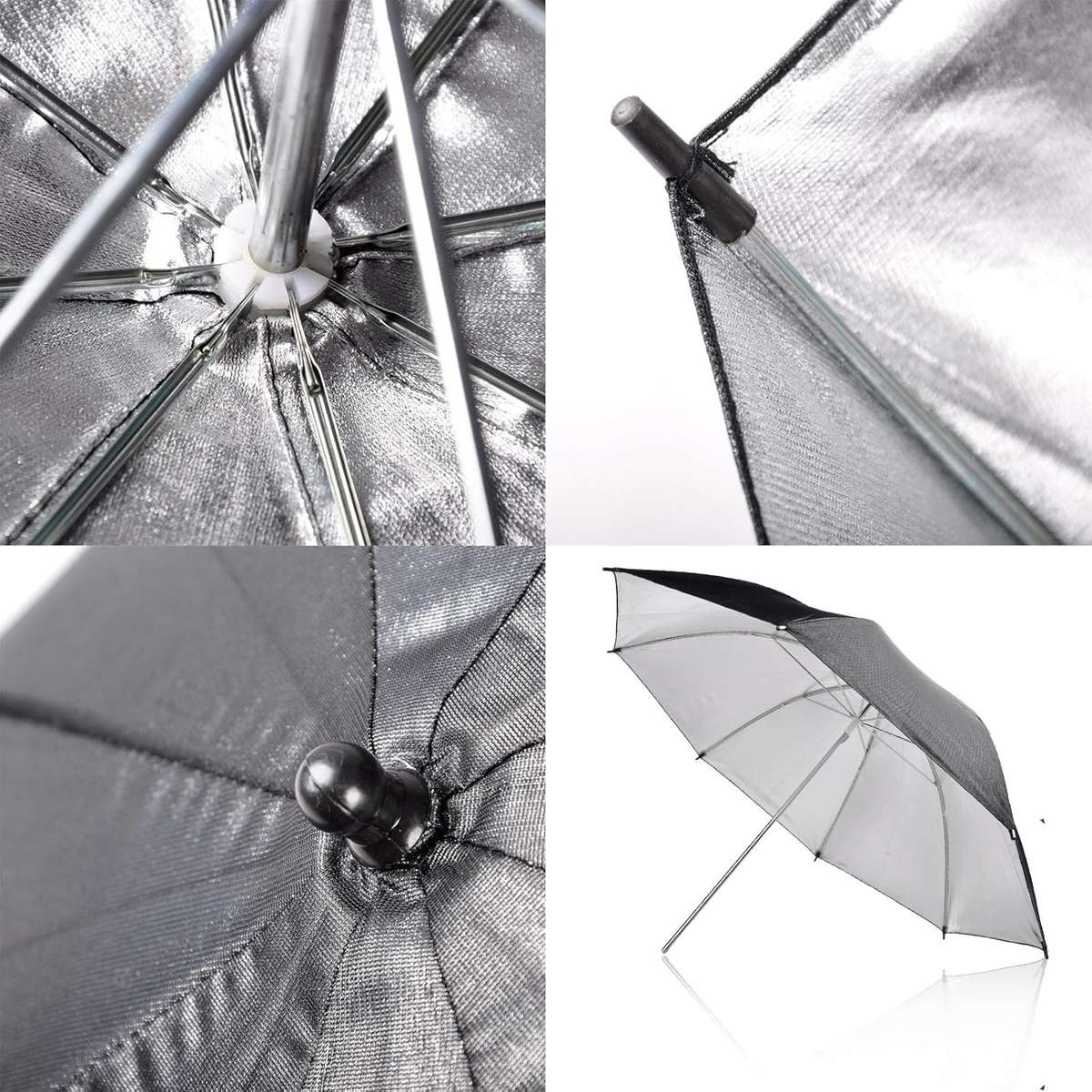 Photography Umbrella Lighting Kit, 1000W 5500K Photo Portrait Continuous Reflector Lights for Camera