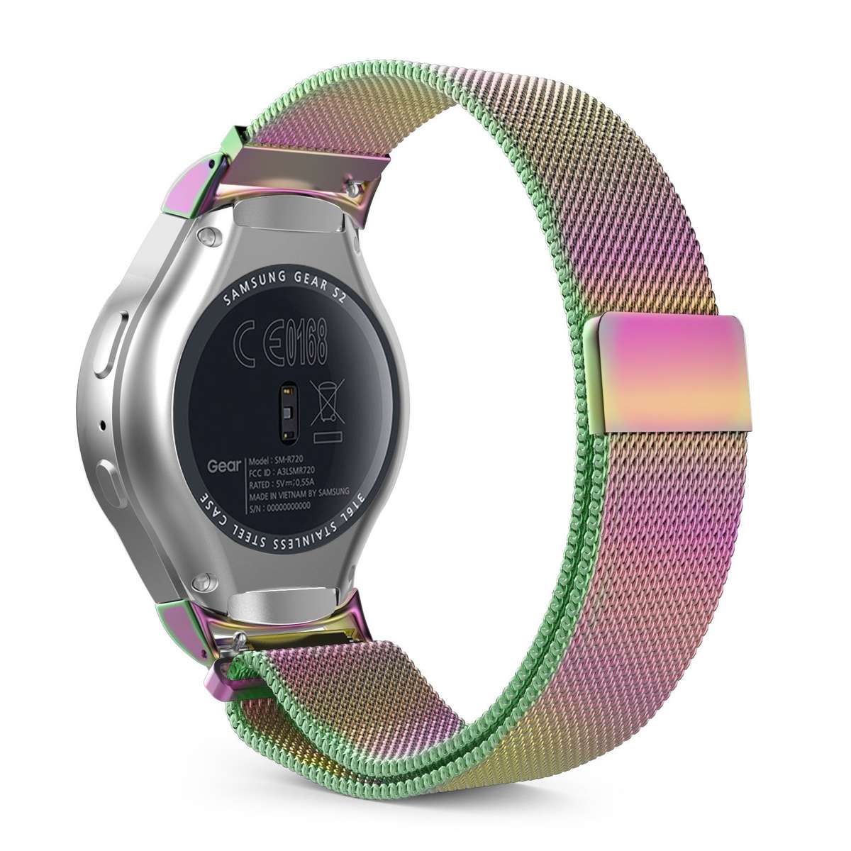 Gear S2 Watch Band MoKo Milanese Loop Stainless Steel Mesh Bracelet Smart Wat...